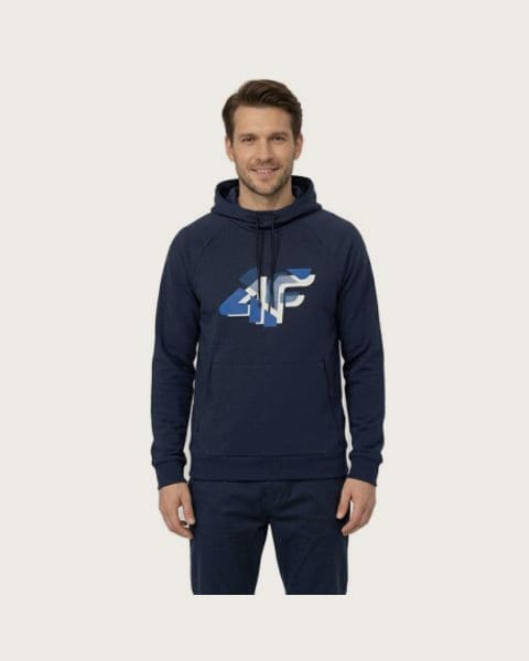 Pánska mikina s kapucňou 4F SWEATSHIRT M2241-31S-NAVY