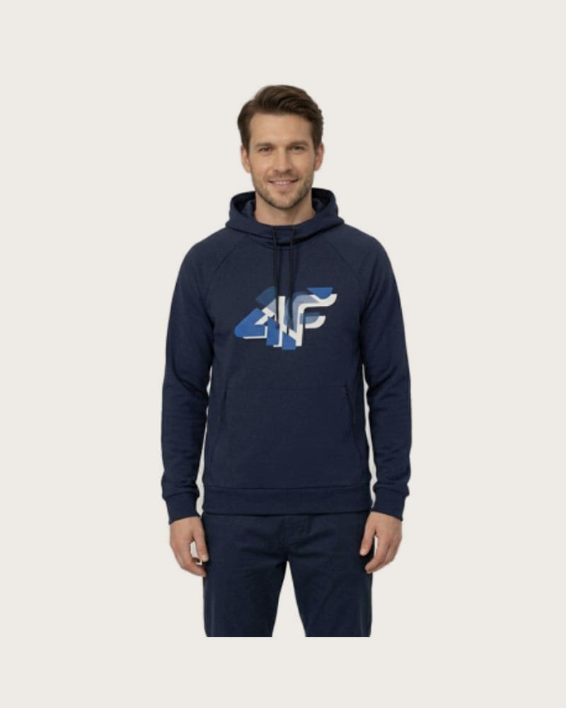 Pánska mikina s kapucňou 4F SWEATSHIRT M2241-31S-NAVY