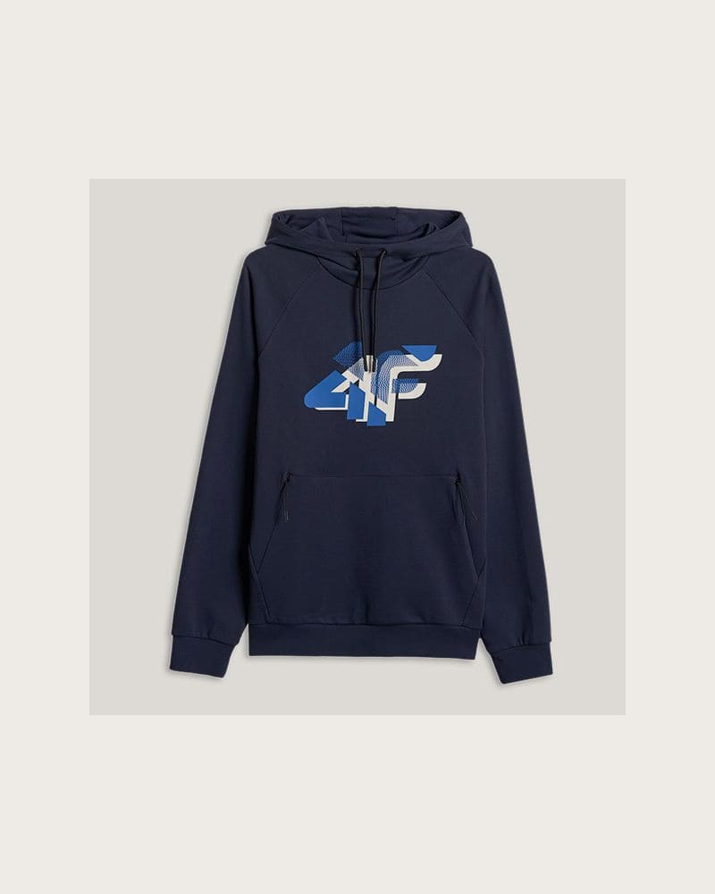 Pánska mikina s kapucňou 4F SWEATSHIRT M2241-31S-NAVY – fotka 3