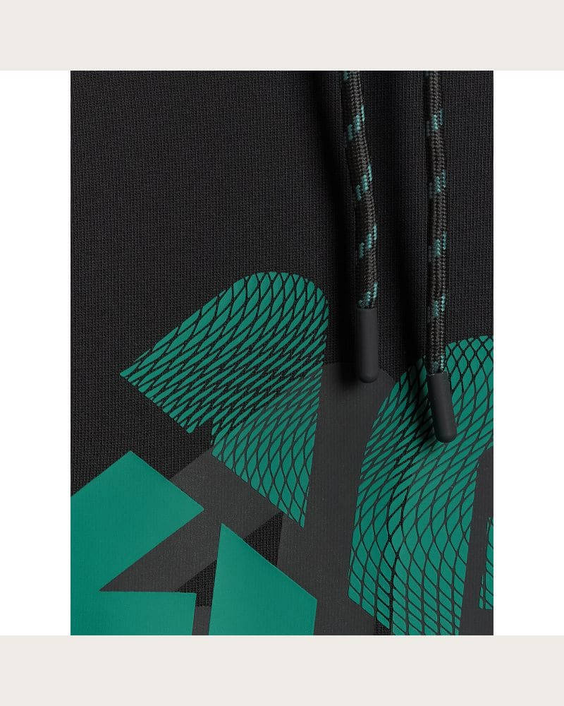 Pánska mikina s kapucňou 4F SWEATSHIRT M2241-20S-DEEP BLACK – fotka 4