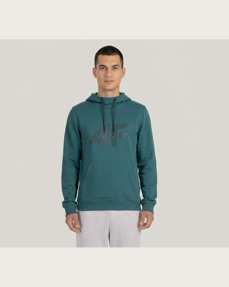 Pánska mikina s kapucňou 4F SWEATSHIRT M2133-46S-TEAL – fotka 2