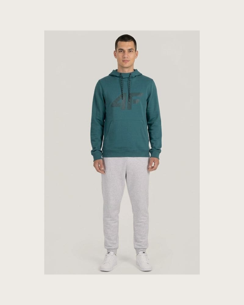 Pánska mikina s kapucňou 4F SWEATSHIRT M2133-46S-TEAL – fotka 3