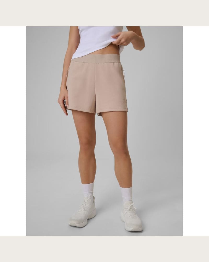Dámske kraťasy 4F SHORTS CAS F713-83S-BEIGE – fotka 2