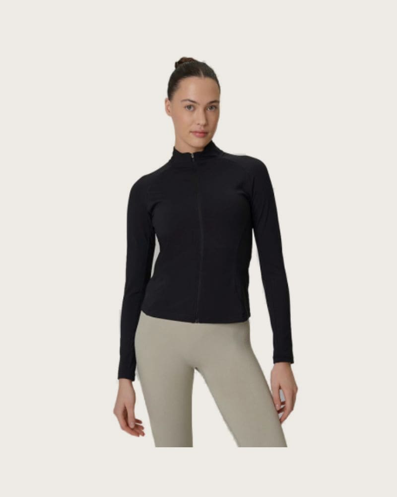 Dámska tréningová mikina so zipsom 4F SWEATSHIRT FNK F0850-20S-DEEP BLACK
