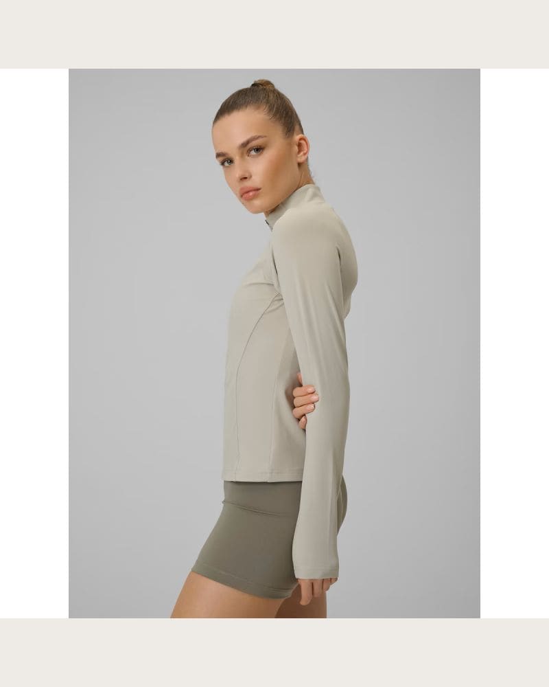 Dámska tréningová mikina so zipsom 4F SWEATSHIRT FNK F0850-12S-CREME – fotka 3