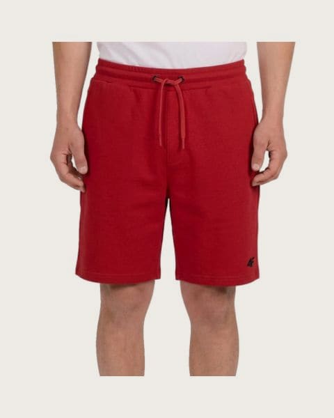 Pánske teplákové kraťasy 4F SHORTS CAS M0836-62S-RED