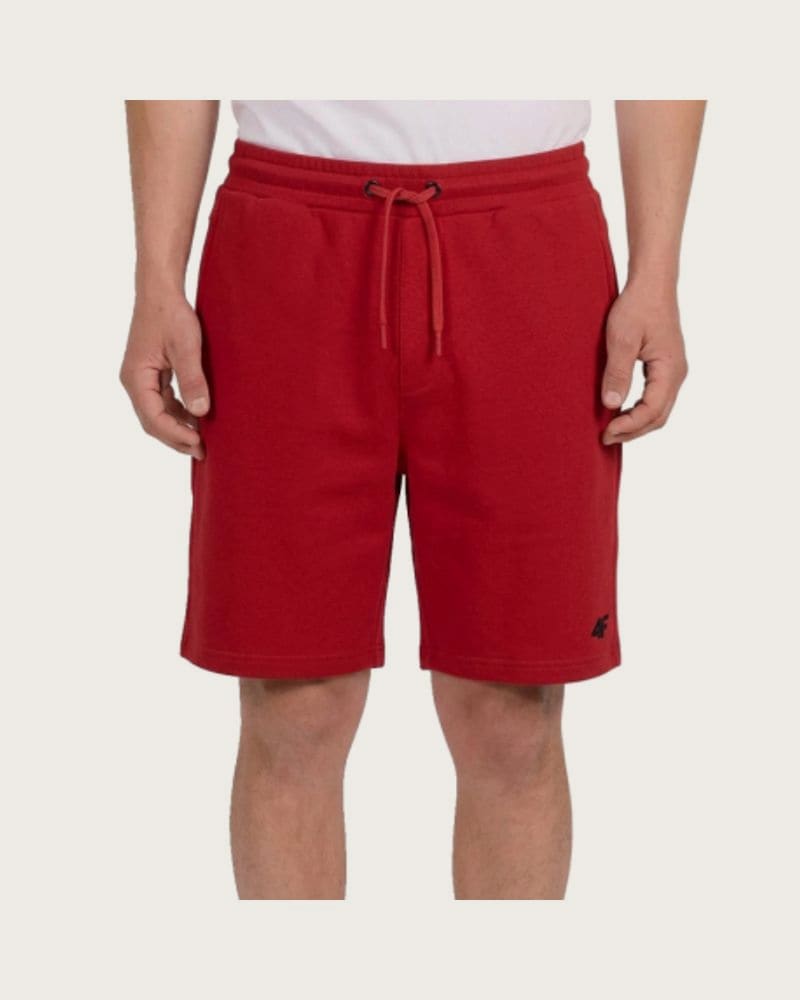 Pánske teplákové kraťasy 4F SHORTS CAS M0836-62S-RED