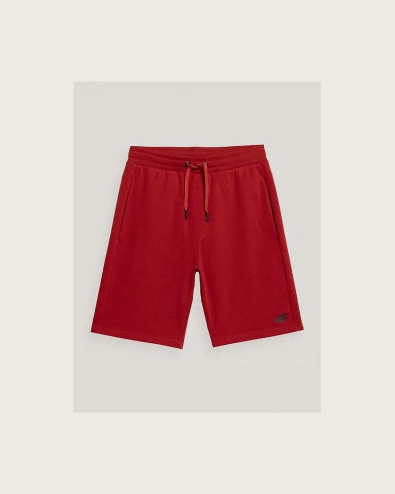 Pánske teplákové kraťasy 4F SHORTS CAS M0836-62S-RED – fotka 4