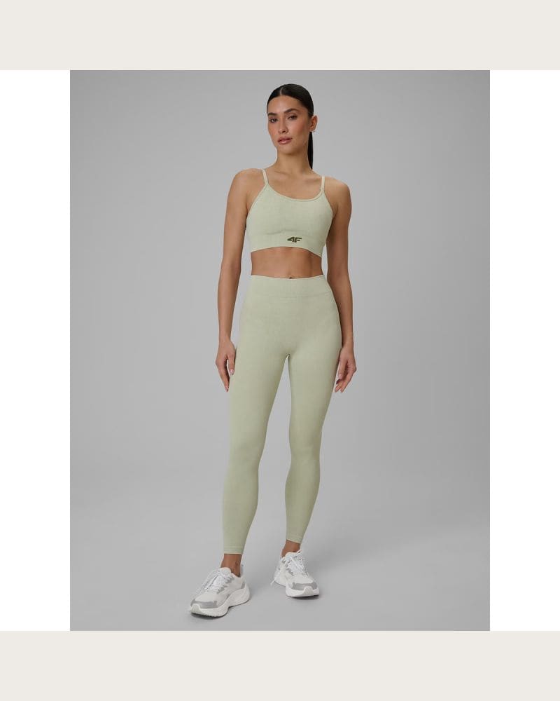 Dámske legíny 4F TIGHTS FNK F399-42A LIGHT GREEN ALLOVER – fotka 3