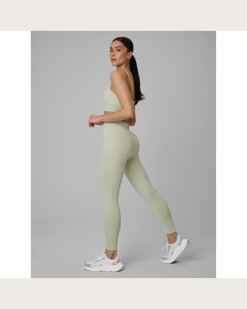 Dámske legíny 4F TIGHTS FNK F399-42A LIGHT GREEN ALLOVER – fotka 5