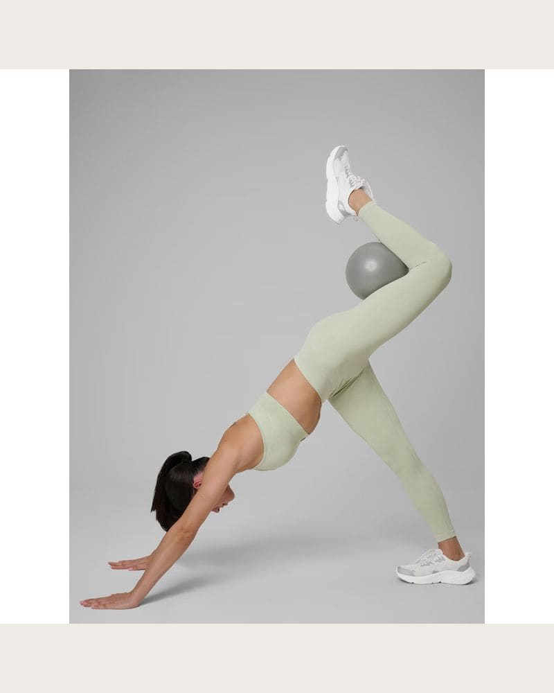 Dámske legíny 4F TIGHTS FNK F399-42A LIGHT GREEN ALLOVER – fotka 7