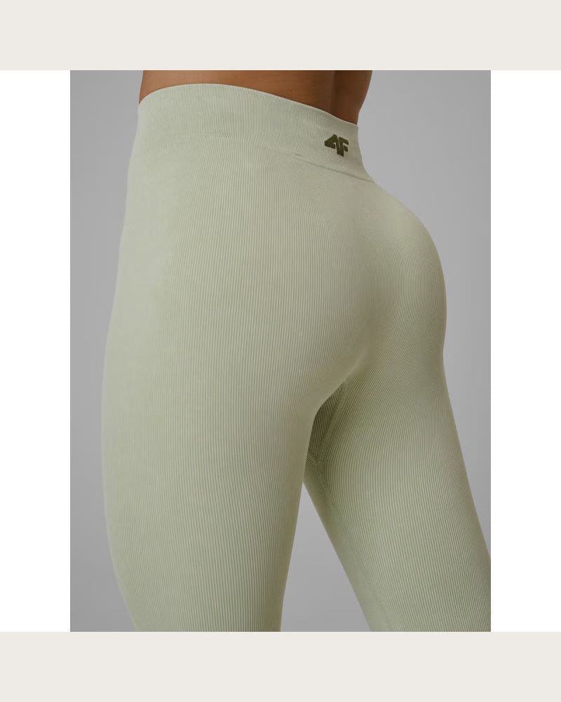 Dámske legíny 4F TIGHTS FNK F399-42A LIGHT GREEN ALLOVER – fotka 8