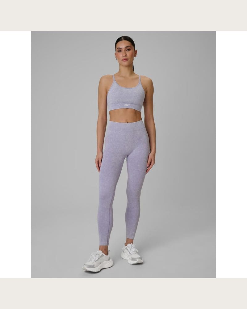 Dámske legíny 4F TIGHTS FNK F399-51A-VIOLET ALLOVER – fotka 3