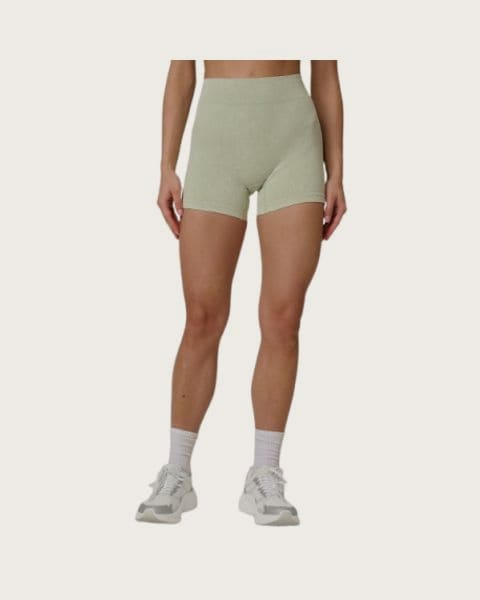 Dámske tréningové kraťasy 4F SHORT TIGHTS FNK F072-42A LIGHT GREEN ALLOVER