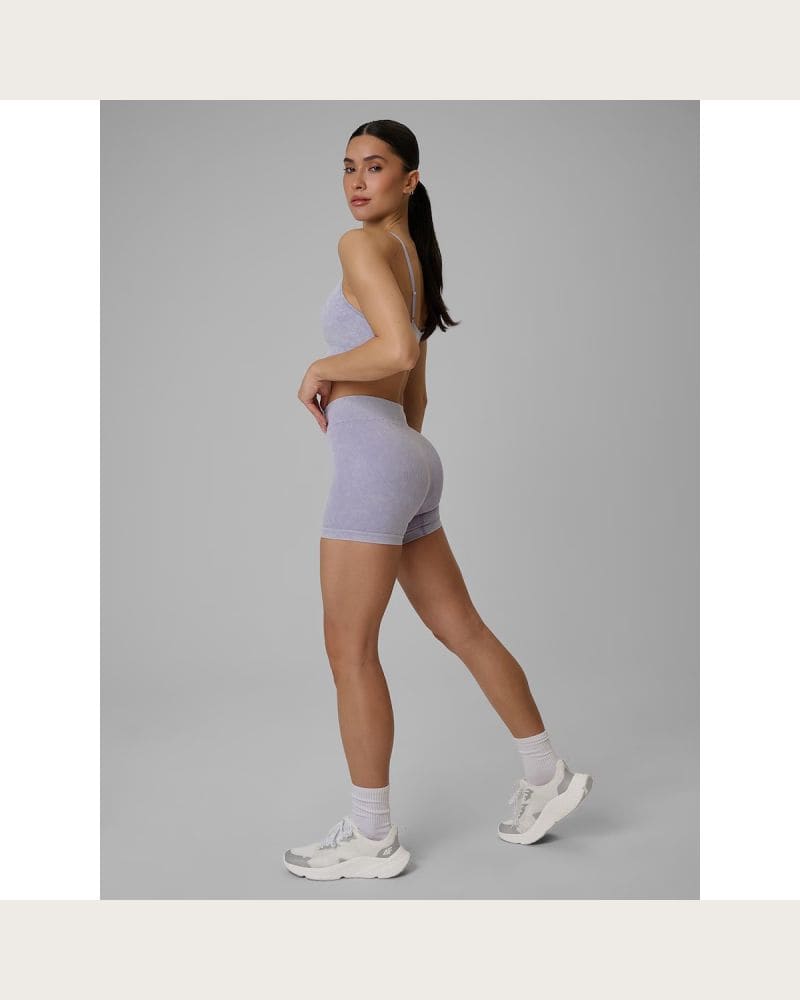 Dámske tréningové kraťasy 4F SHORT TIGHTS FNK F072-51A-VIOLET ALLOVER – fotka 5