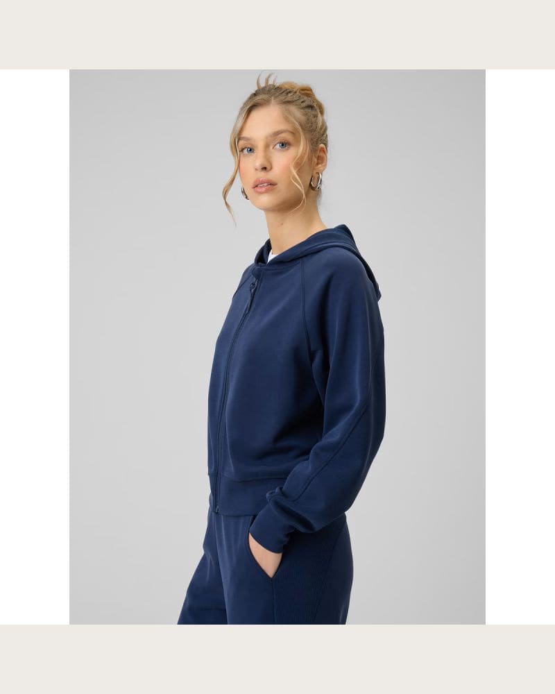 Dámska mikina so zipsom 4F SWEATSHIRT F2178-31S-NAVY – fotka 2