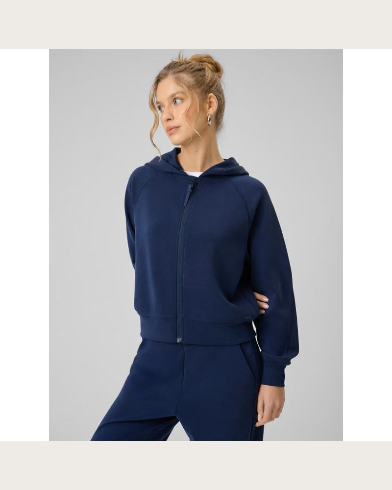 Dámska mikina so zipsom 4F SWEATSHIRT F2178-31S-NAVY – fotka 3