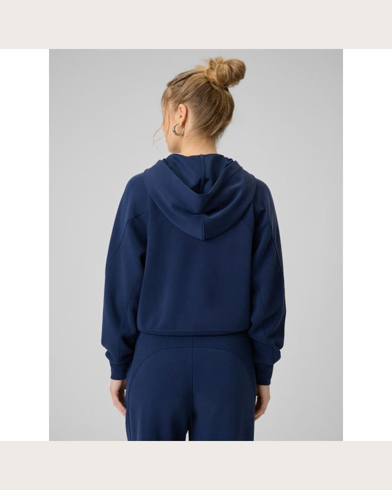 Dámska mikina so zipsom 4F SWEATSHIRT F2178-31S-NAVY – fotka 4