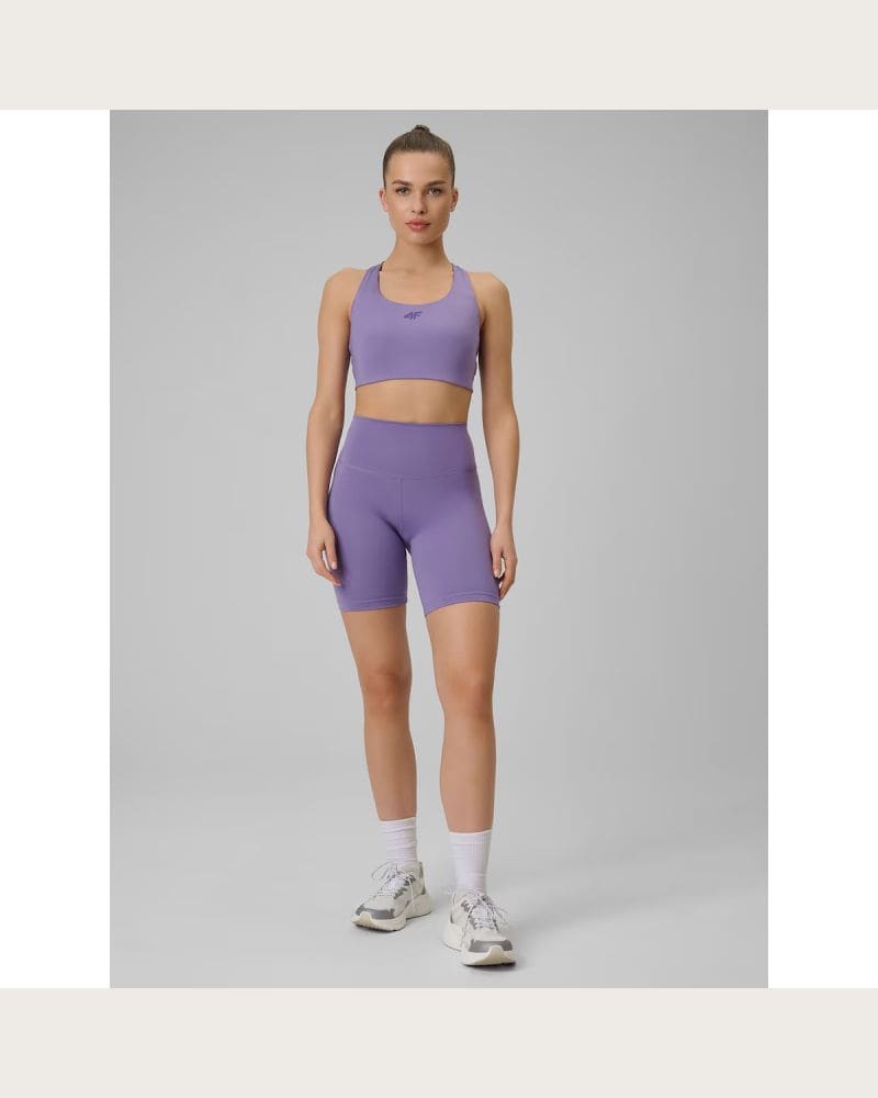 Dámske tréningové kraťasy 4F SHORT TIGHTS FNK F085-51S-VIOLET – fotka 3