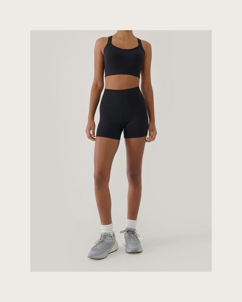 Dámske tréningové kraťasy 4F SHORT TIGHTS FNK F086-20S-DEEP BLACK – fotka 3