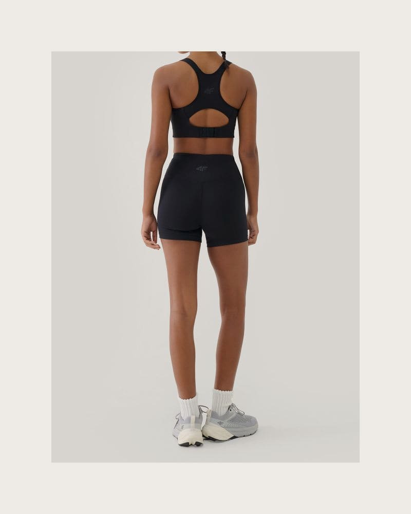 Dámske tréningové kraťasy 4F SHORT TIGHTS FNK F086-20S-DEEP BLACK – fotka 4