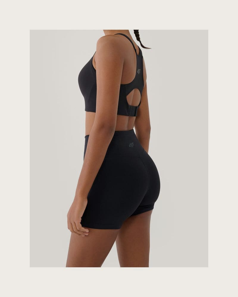Dámske tréningové kraťasy 4F SHORT TIGHTS FNK F086-20S-DEEP BLACK – fotka 6