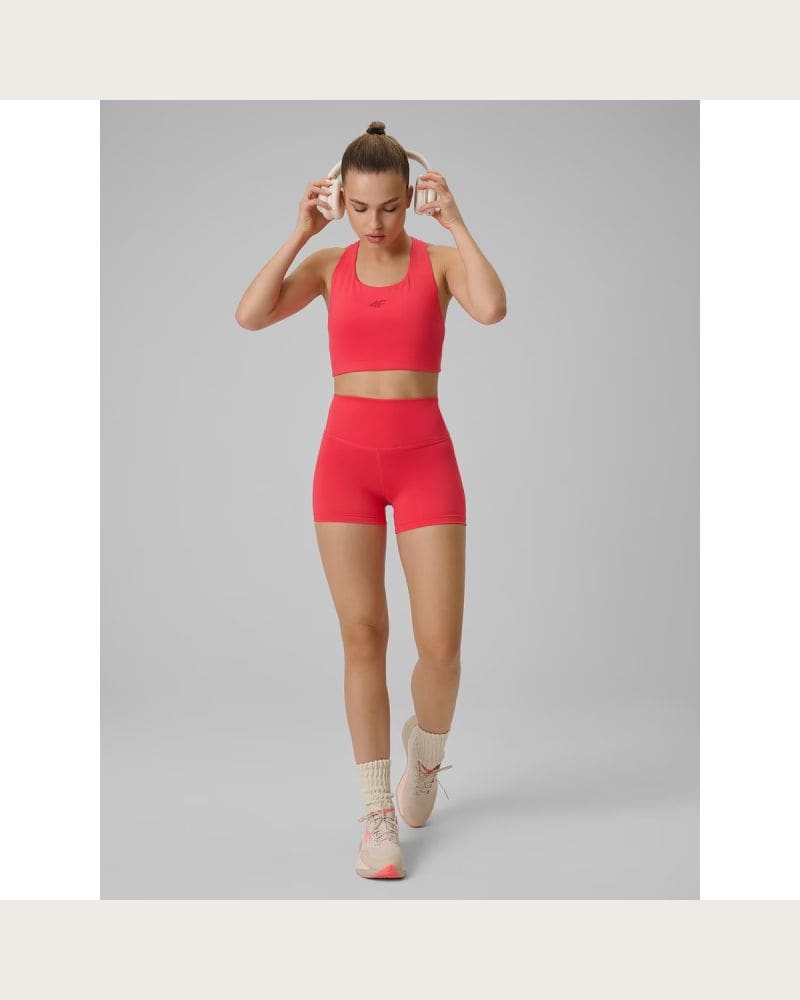 Dámske tréningové kraťasy 4F SHORT TIGHTS FNK F086-63S-CORAL – fotka 4