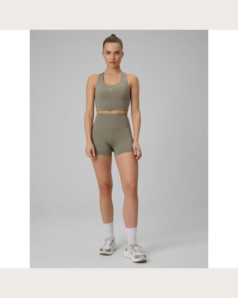Dámske tréningové kraťasy 4F SHORT TIGHTS FNK F086-41S-GREEN – fotka 3
