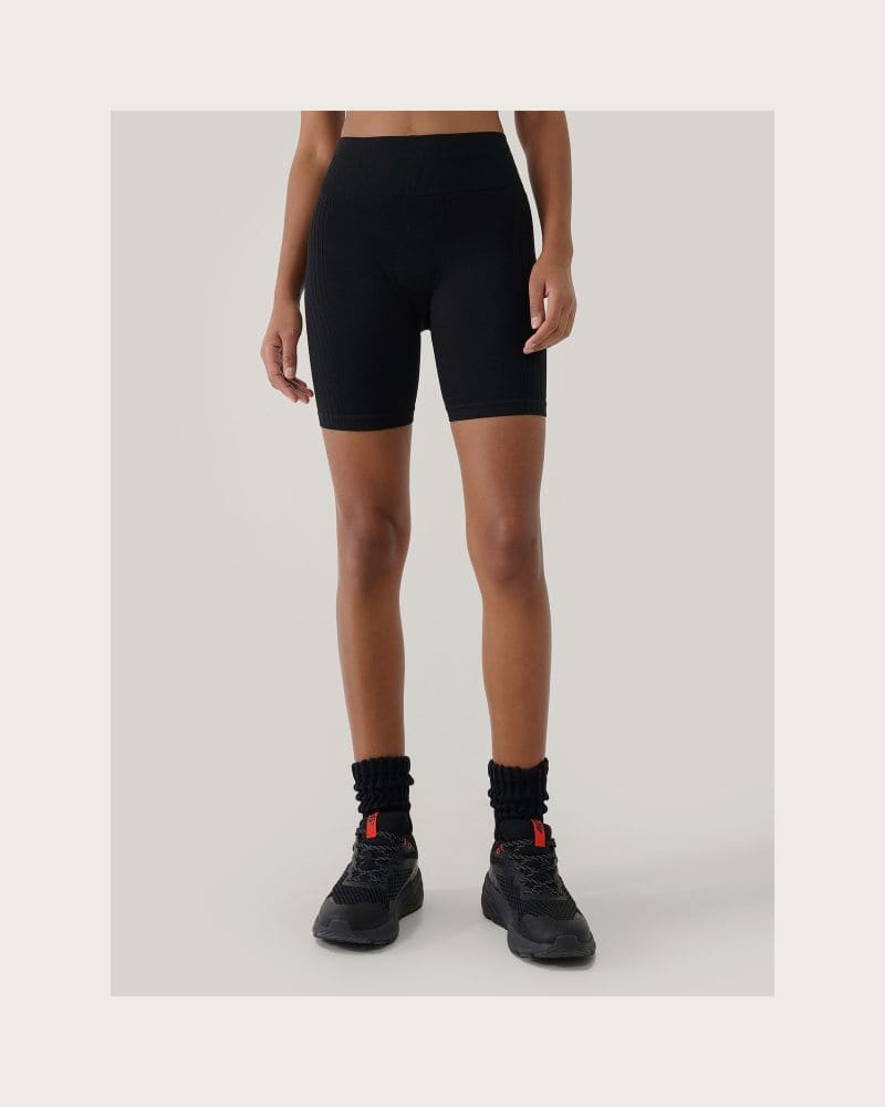 Dámske tréningové kraťasy 4F SHORT TIGHTS FNK F087-20S-DEEP BLACK – fotka 2