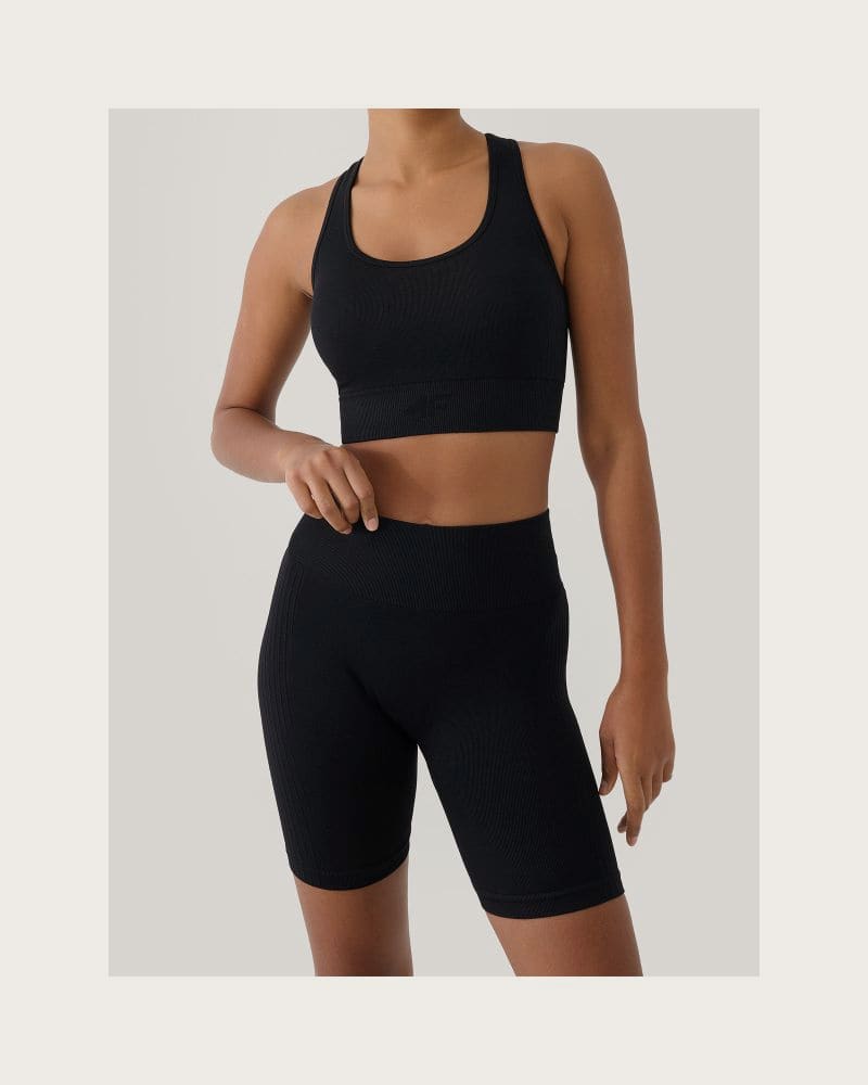 Dámske tréningové kraťasy 4F SHORT TIGHTS FNK F087-20S-DEEP BLACK – fotka 3