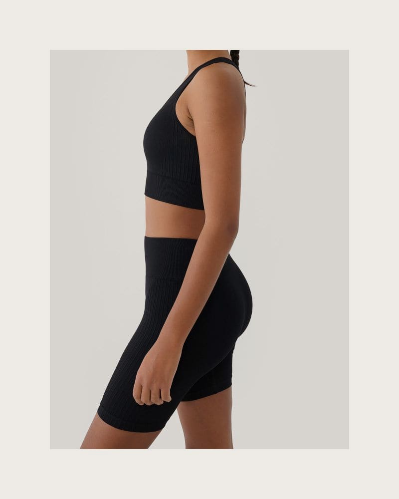 Dámske tréningové kraťasy 4F SHORT TIGHTS FNK F087-20S-DEEP BLACK – fotka 4