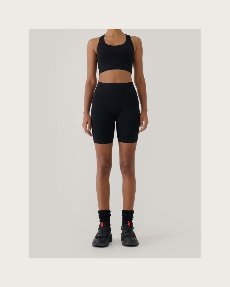 Dámske tréningové kraťasy 4F SHORT TIGHTS FNK F087-20S-DEEP BLACK – fotka 5