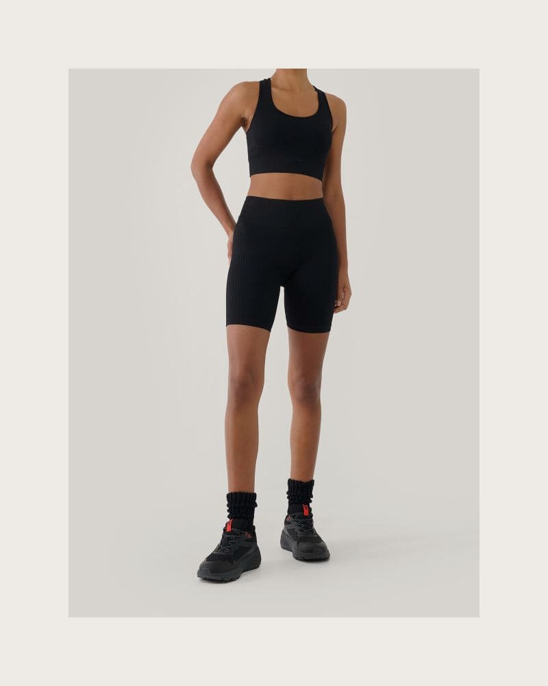 Dámske tréningové kraťasy 4F SHORT TIGHTS FNK F087-20S-DEEP BLACK – fotka 6