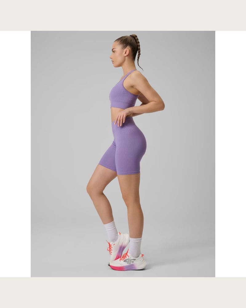 Dámske tréningové kraťasy 4F SHORT TIGHTS FNK F087-51S-VIOLET – fotka 5