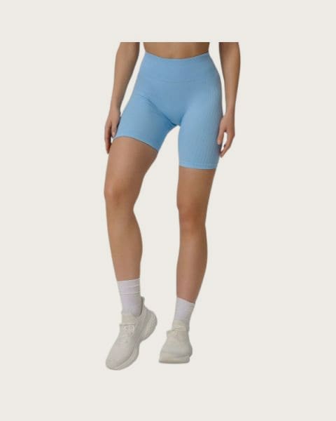 Dámske tréningové kraťasy 4F SHORT TIGHTS FNK F087-33S-BLUE