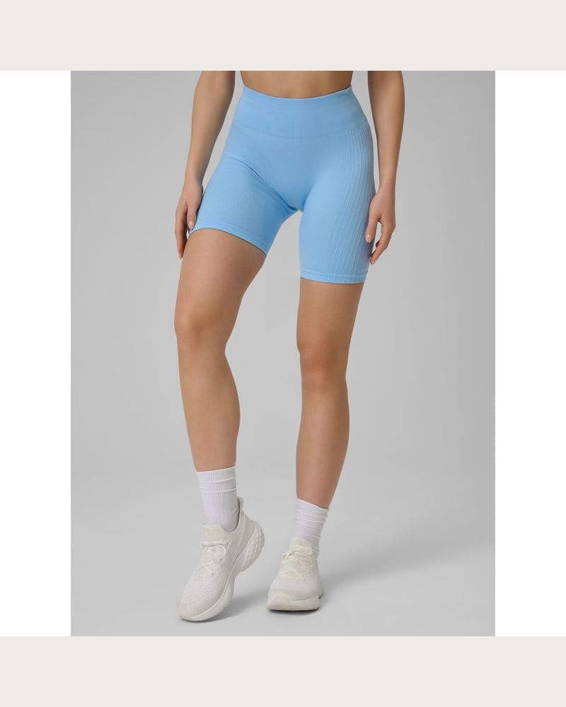 Dámske tréningové kraťasy 4F SHORT TIGHTS FNK F087-33S-BLUE – fotka 2