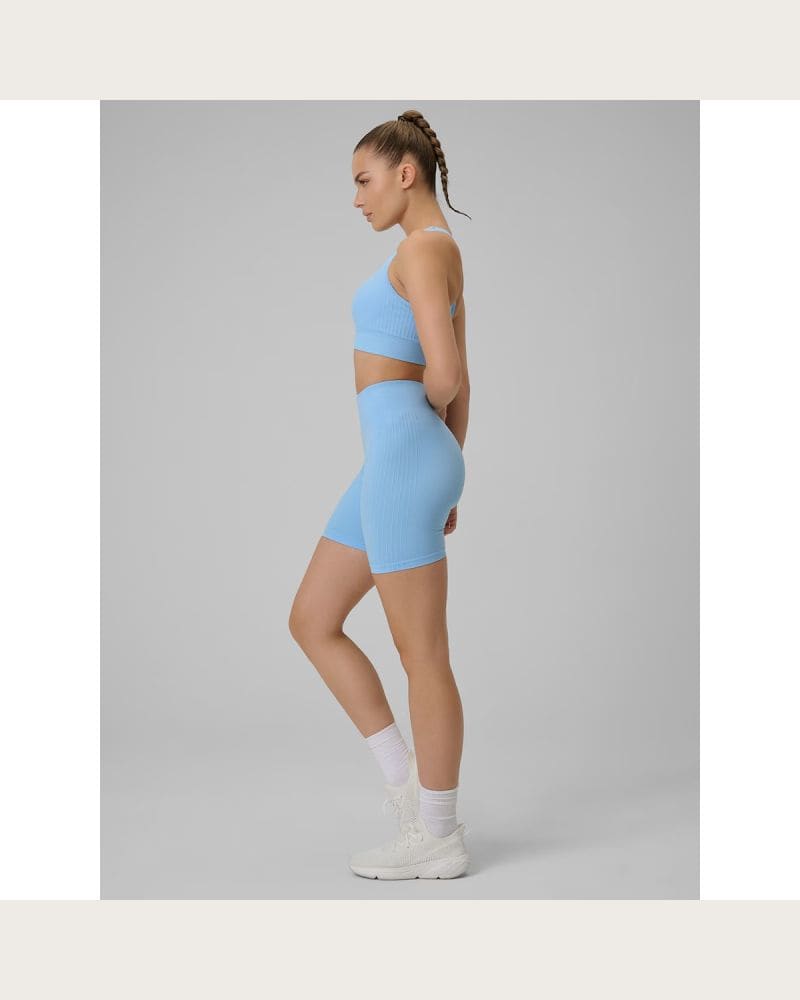 Dámske tréningové kraťasy 4F SHORT TIGHTS FNK F087-33S-BLUE – fotka 5