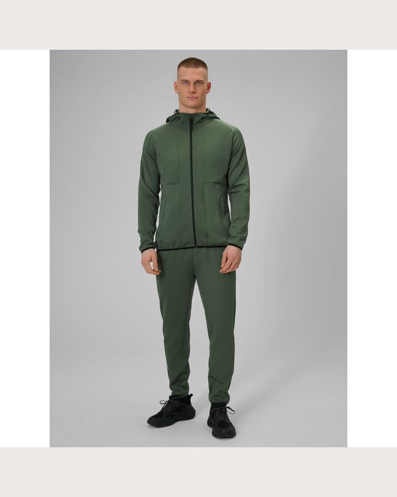 Pánska bežecká mikina 4F SWEATSHIRT FNK M627-43S-KHAKI – fotka 5