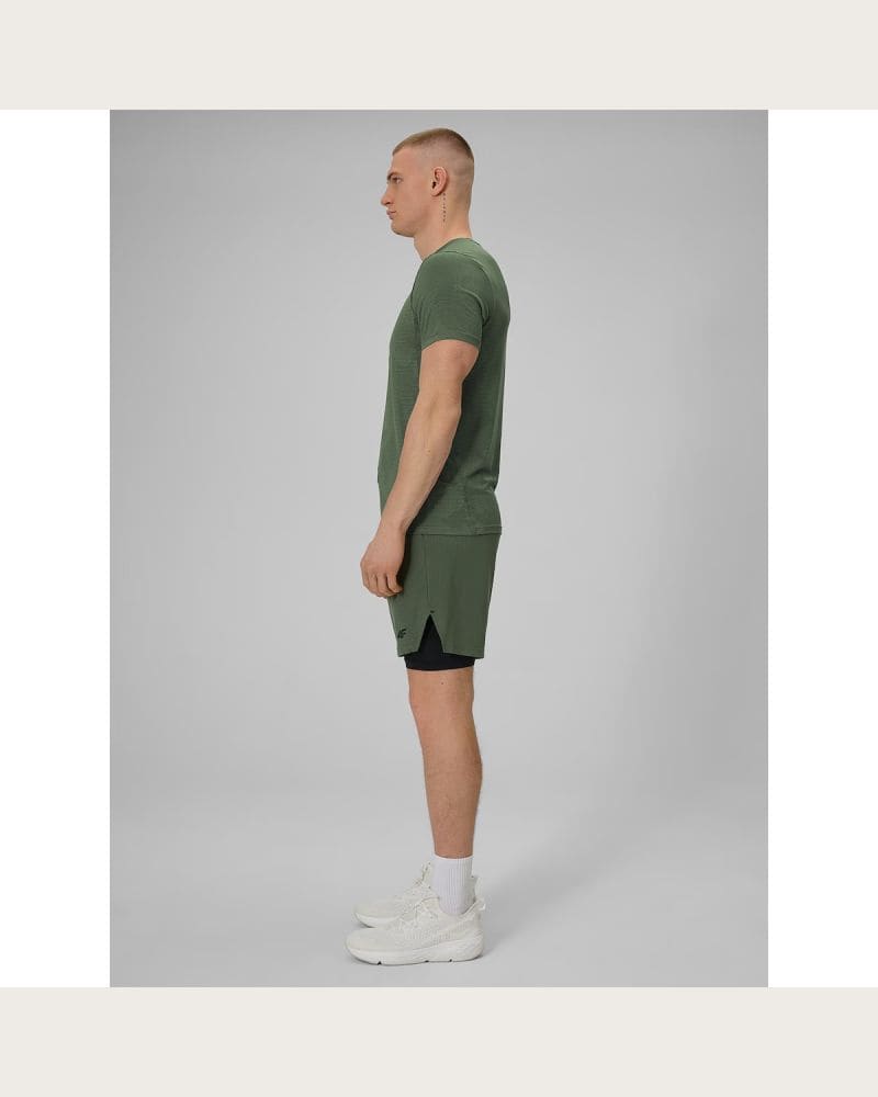 Pánske tréningové kraťasy 4F SHORTS FNK M1259-43S-KHAKI – fotka 5