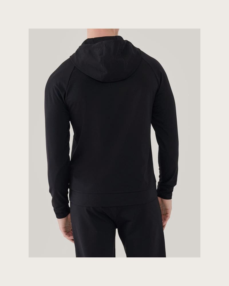 Pánska tréningová mikina so zipsom 4F SWEATSHIRT FNK M631-20S-DEEP BLACK – fotka 3