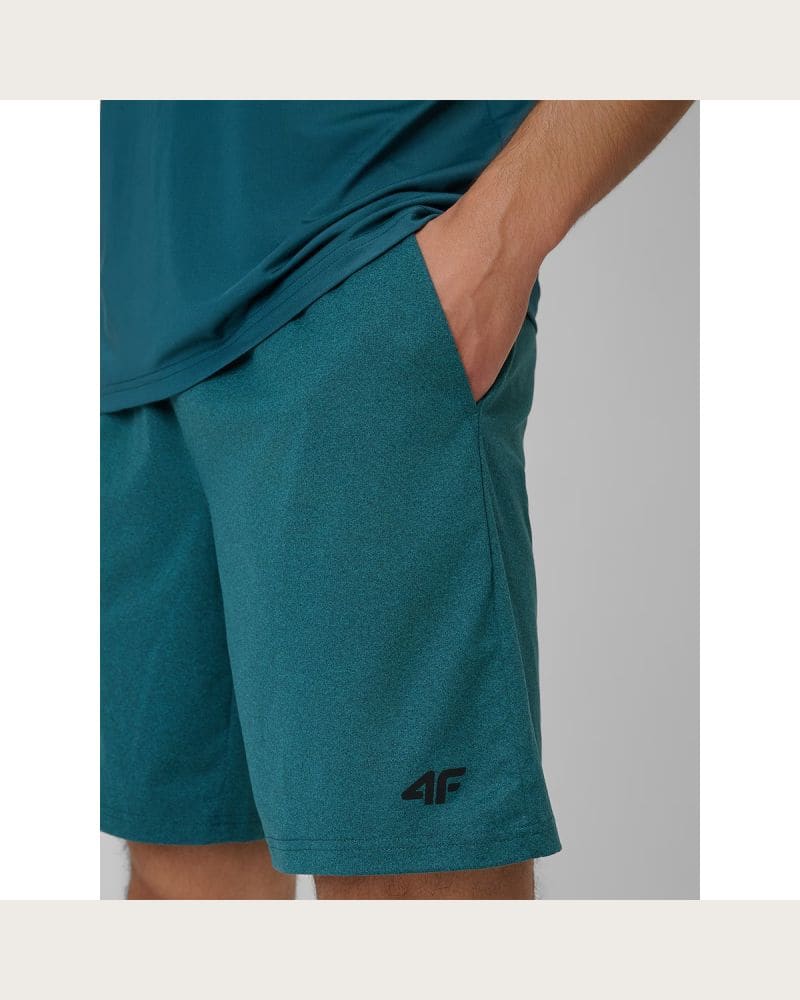 Pánske tréningové kraťasy 4F SHORTS FNK M1277-41M-GREEN MELANGE – fotka 7