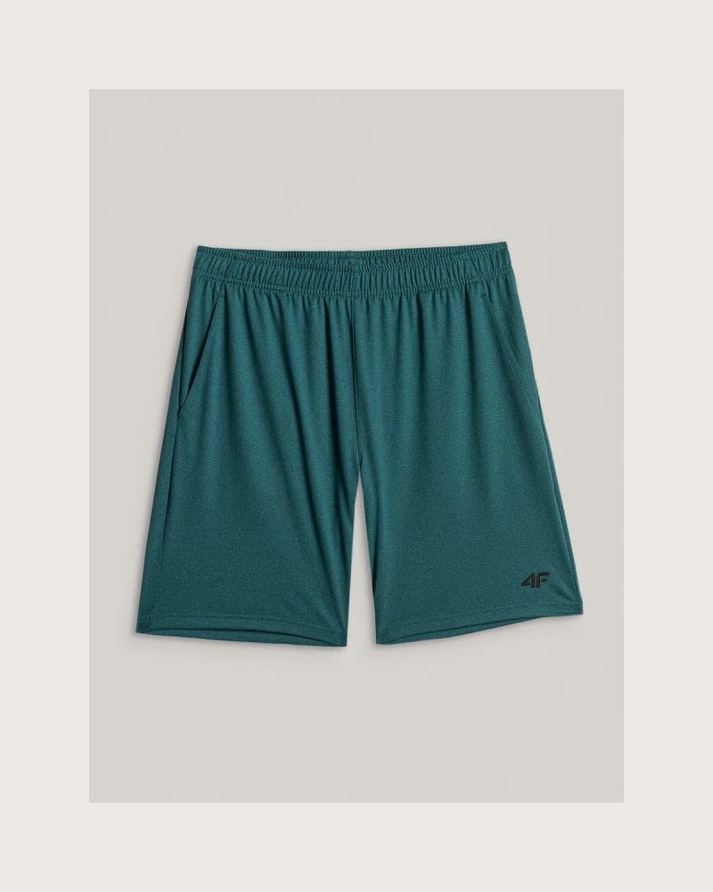 Pánske tréningové kraťasy 4F SHORTS FNK M1277-41M-GREEN MELANGE – fotka 8