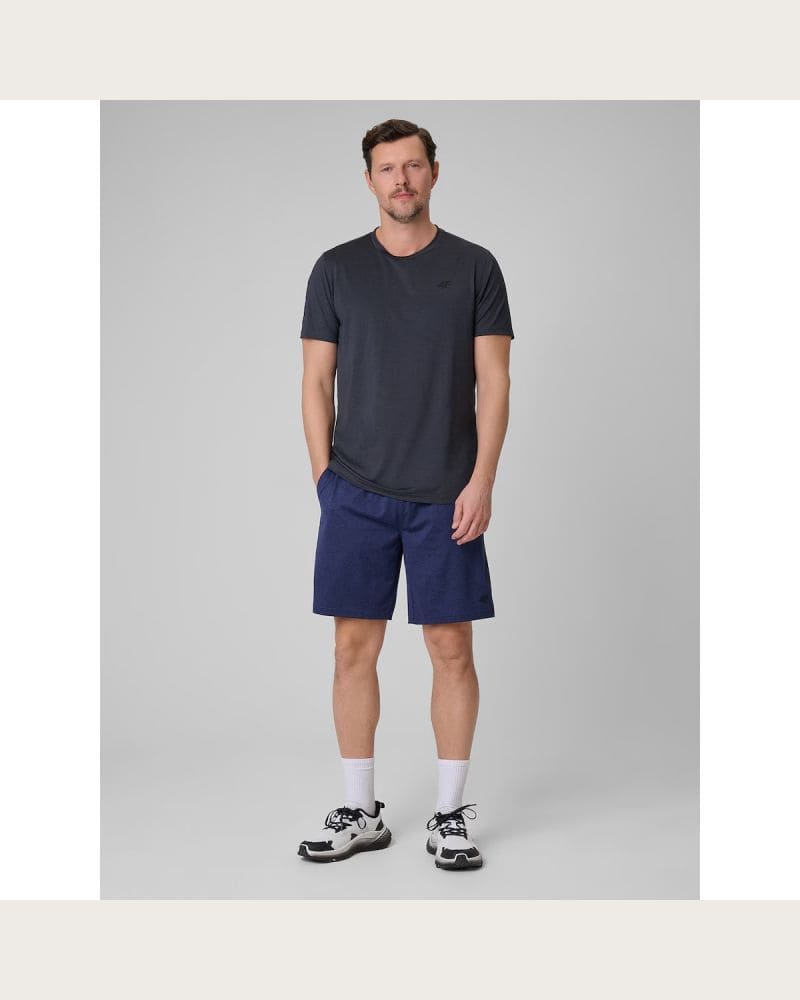 Pánske tréningové kraťasy 4F SHORTS FNK M1277-31M-NAVY MELANGE – fotka 3