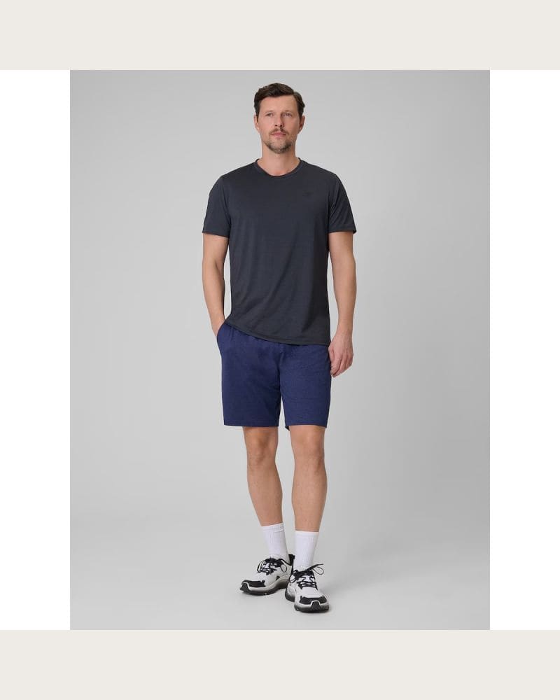 Pánske tréningové kraťasy 4F SHORTS FNK M1277-31M-NAVY MELANGE – fotka 4