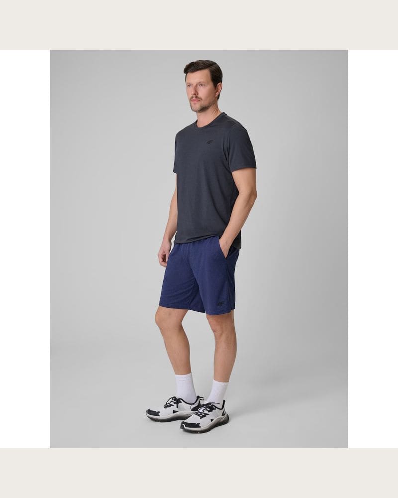 Pánske tréningové kraťasy 4F SHORTS FNK M1277-31M-NAVY MELANGE – fotka 5