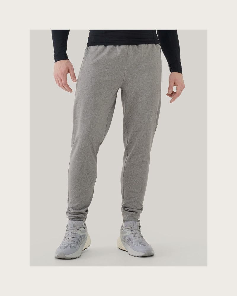 Pánske tepláky 4F TROUSERS FNK M1046-25M-GREY MELANGE – fotka 2