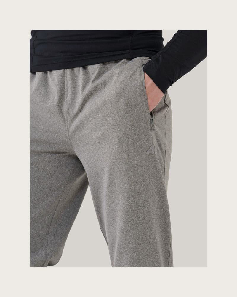 Pánske tepláky 4F TROUSERS FNK M1046-25M-GREY MELANGE – fotka 8