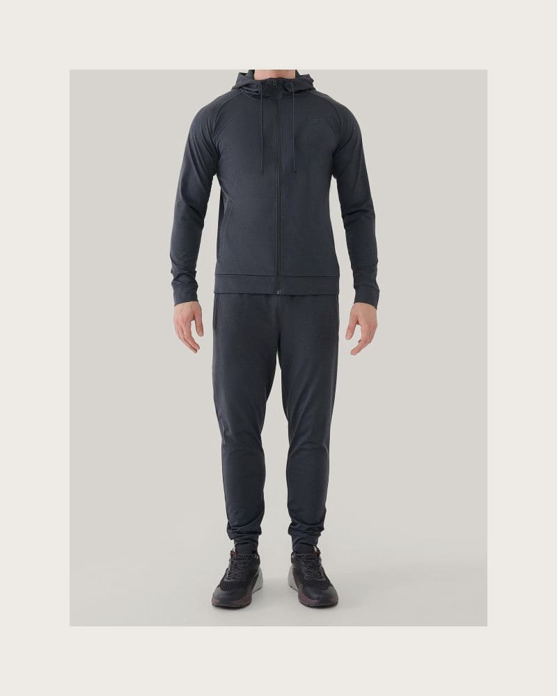 Pánske tepláky 4F TROUSERS FNK M1046-22M-ANTHRACITE MELANGE – fotka 4
