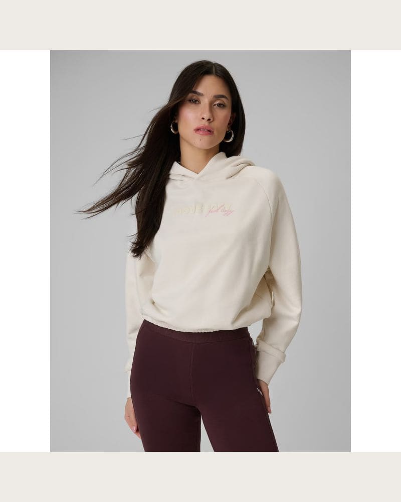 Dámska mikina s kapucňou 4F SWEATSHIRT F2175-12S-CREME – fotka 2