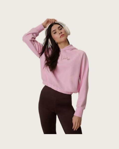 Dámska mikina s kapucňou 4F SWEATSHIRT F2175-56S-LIGHT PINK
